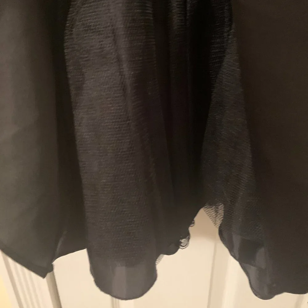 EUC Dorissa Formal Floral Dress in Black And Gray Size 14 Girls - Picture 10 of 10